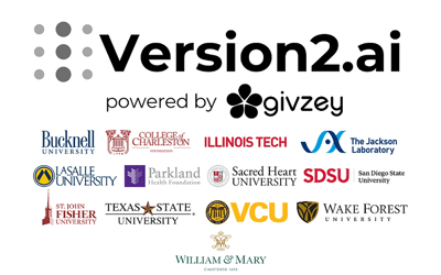 Givzey Welcomes Inaugural Version2 Cohort Changing Fundraising Forever by Launching Fully Autonomous Fundraisers