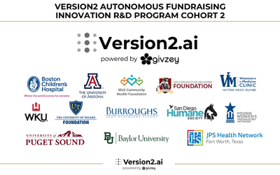 Givzey Welcomes Second Version2 Cohort Revolutionizing Fundraising Forever with Fully Autonomous Fundraising